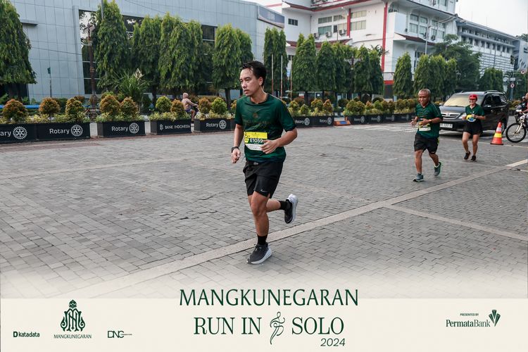 Race photo from Mangkunegaran Run 2024