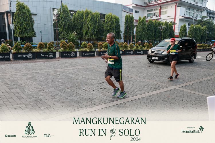 Race photo from Mangkunegaran Run 2024