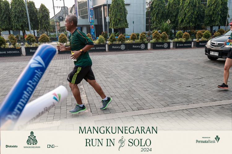 Race photo from Mangkunegaran Run 2024