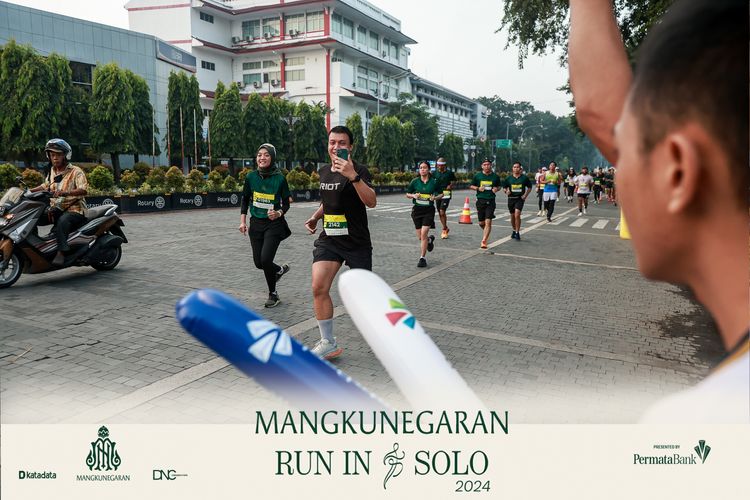 Race photo from Mangkunegaran Run 2024