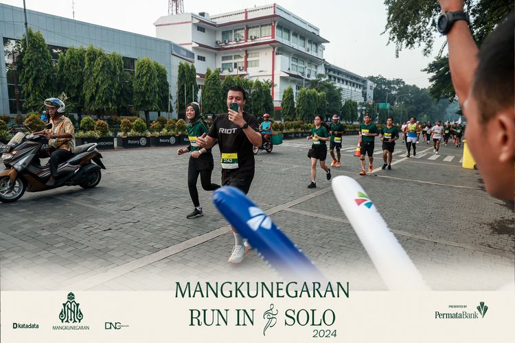 Race photo from Mangkunegaran Run 2024