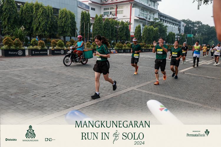 Race photo from Mangkunegaran Run 2024
