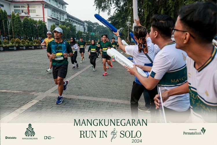 Race photo from Mangkunegaran Run 2024
