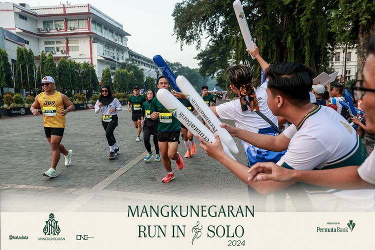 Race photo from Mangkunegaran Run 2024