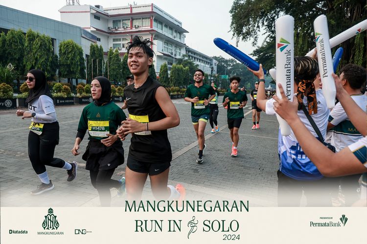 Race photo from Mangkunegaran Run 2024