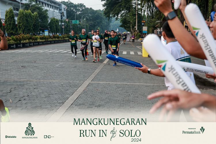 Race photo from Mangkunegaran Run 2024