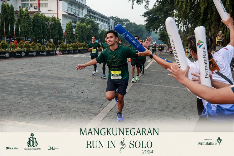 Race photo from Mangkunegaran Run 2024