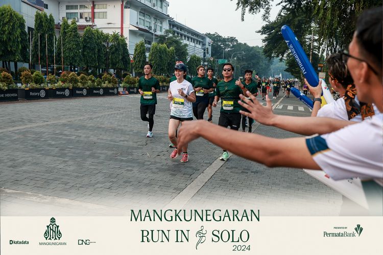 Race photo from Mangkunegaran Run 2024