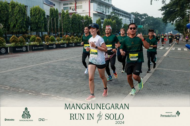 Race photo from Mangkunegaran Run 2024