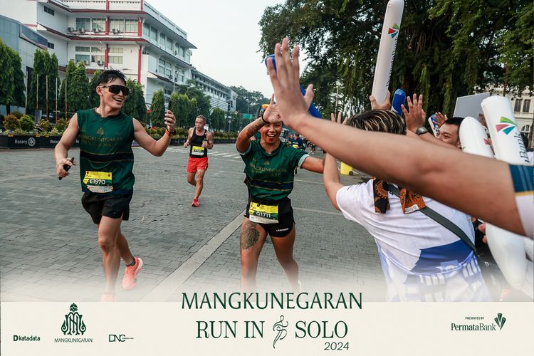 Race photo from Mangkunegaran Run 2024