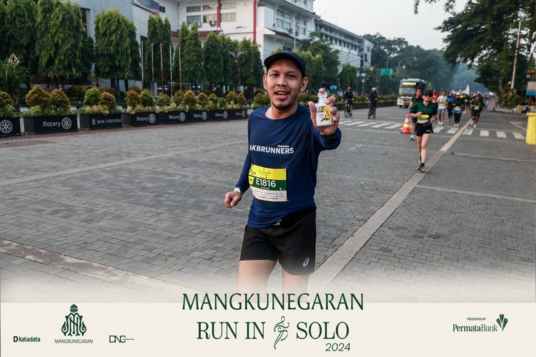 Race photo from Mangkunegaran Run 2024