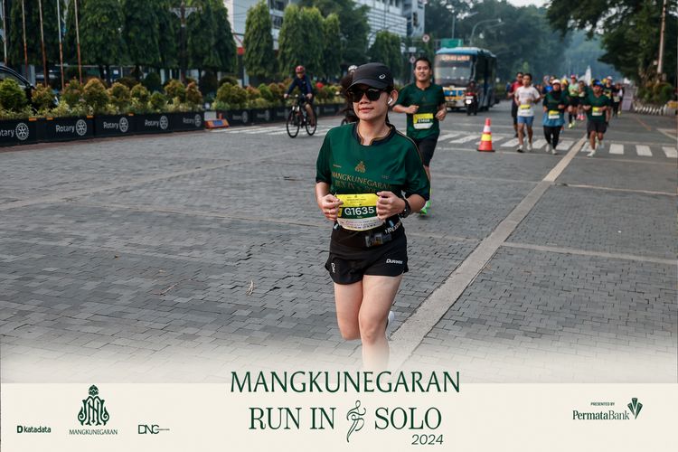 Race photo from Mangkunegaran Run 2024
