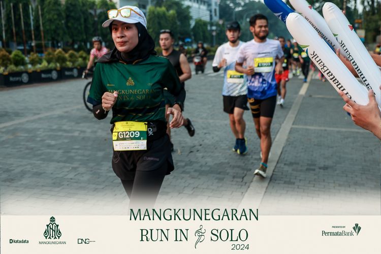 Race photo from Mangkunegaran Run 2024