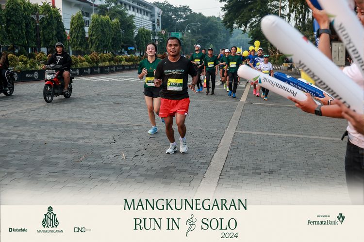 Race photo from Mangkunegaran Run 2024