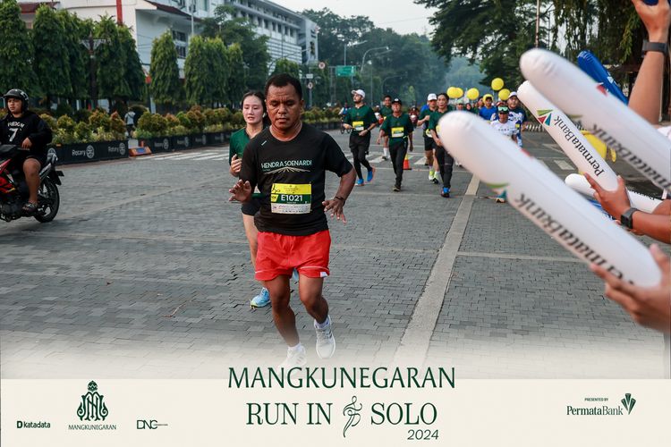 Race photo from Mangkunegaran Run 2024