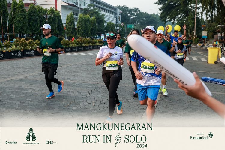 Race photo from Mangkunegaran Run 2024