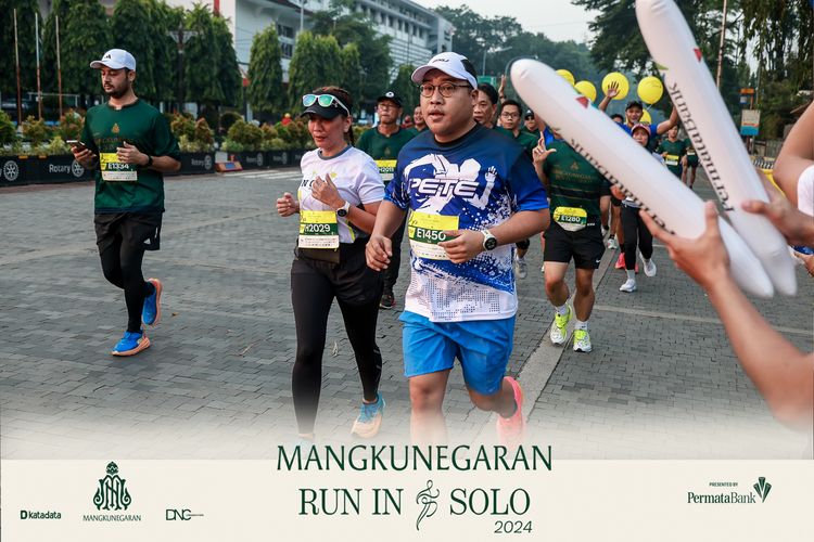Race photo from Mangkunegaran Run 2024