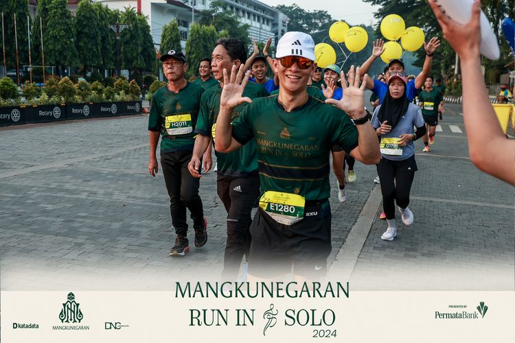 Race photo from Mangkunegaran Run 2024