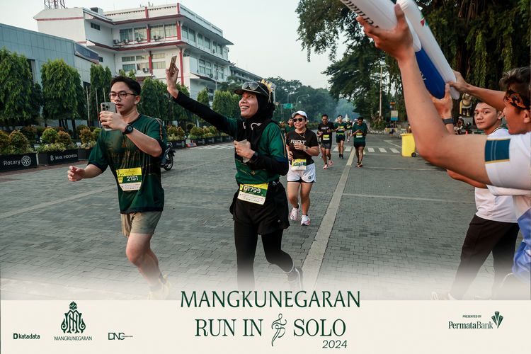 Race photo from Mangkunegaran Run 2024