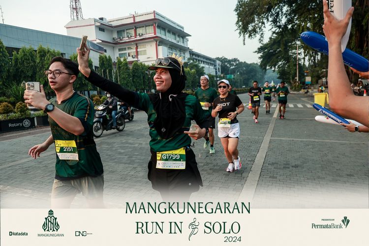 Race photo from Mangkunegaran Run 2024