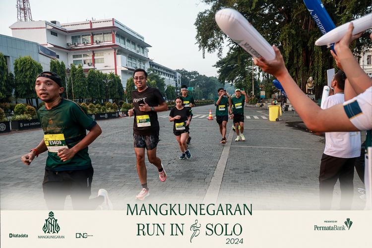 Race photo from Mangkunegaran Run 2024