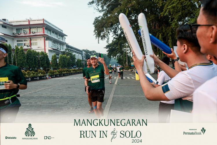 Race photo from Mangkunegaran Run 2024