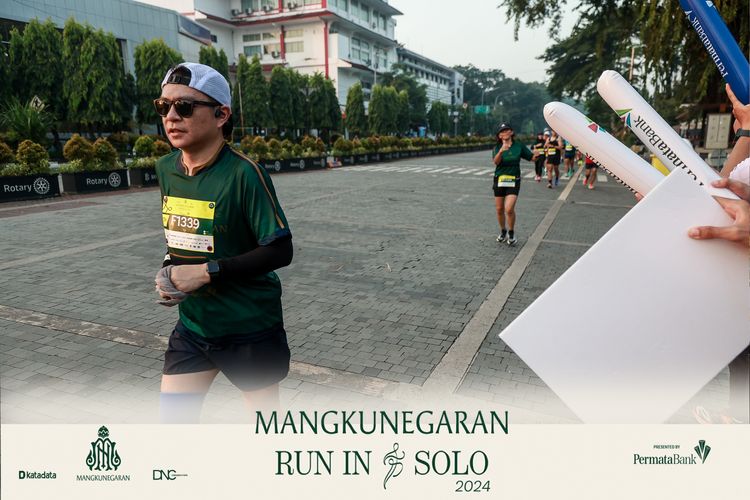 Race photo from Mangkunegaran Run 2024