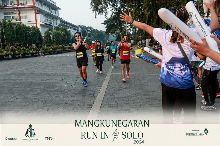Race photo from Mangkunegaran Run 2024