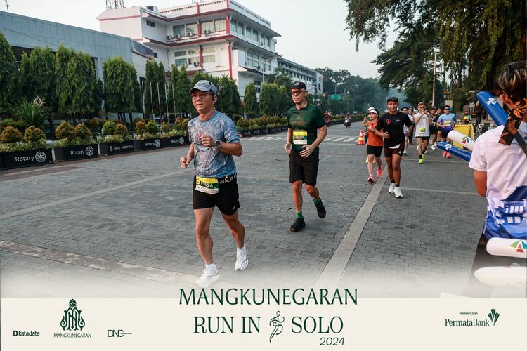 Race photo from Mangkunegaran Run 2024