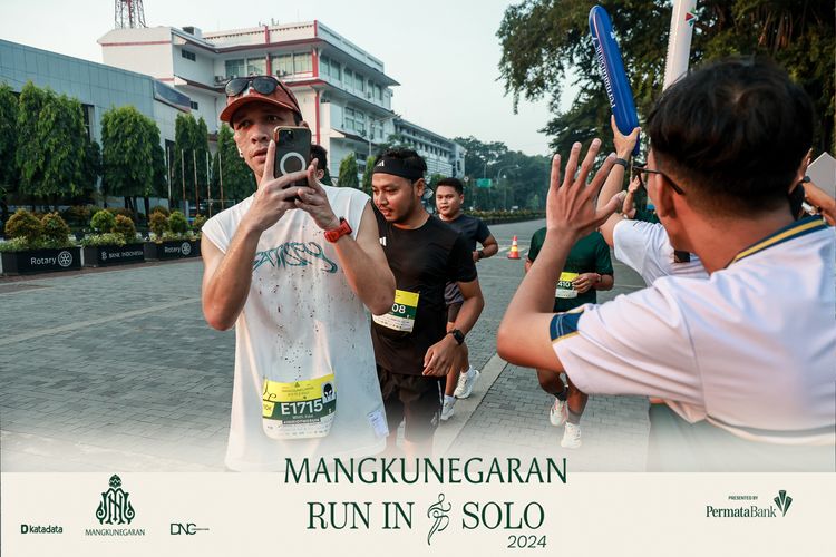 Race photo from Mangkunegaran Run 2024