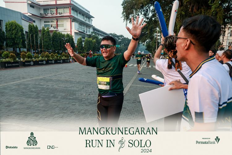 Race photo from Mangkunegaran Run 2024