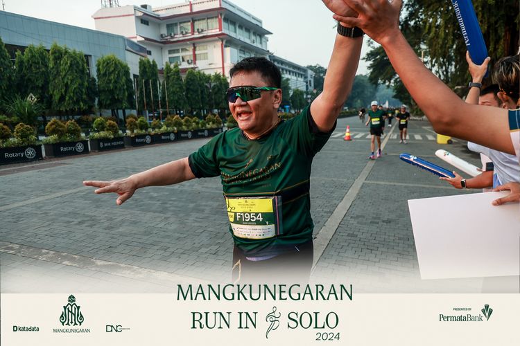Race photo from Mangkunegaran Run 2024