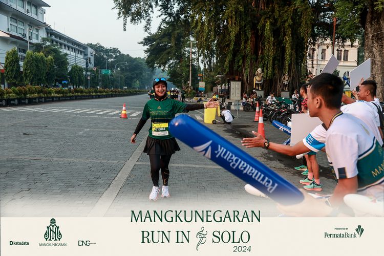 Race photo from Mangkunegaran Run 2024