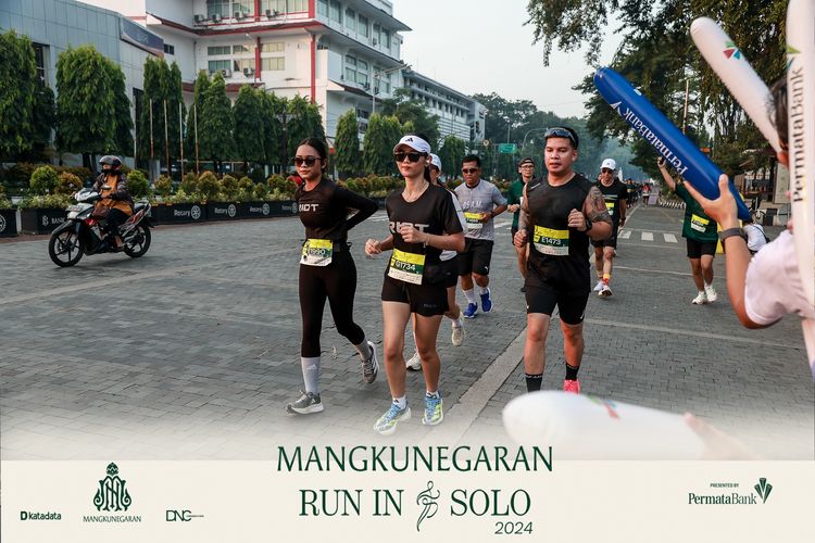 Race photo from Mangkunegaran Run 2024