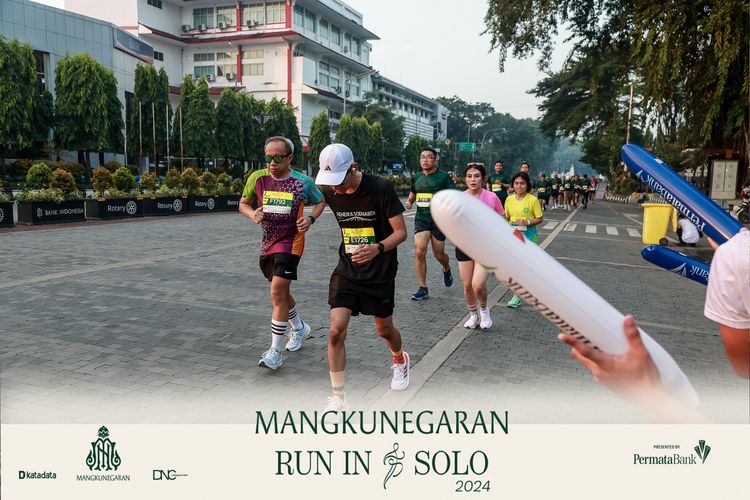 Race photo from Mangkunegaran Run 2024