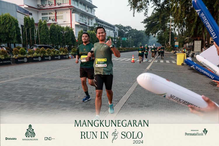 Race photo from Mangkunegaran Run 2024