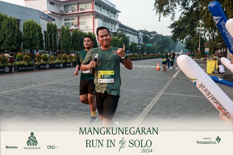Race photo from Mangkunegaran Run 2024