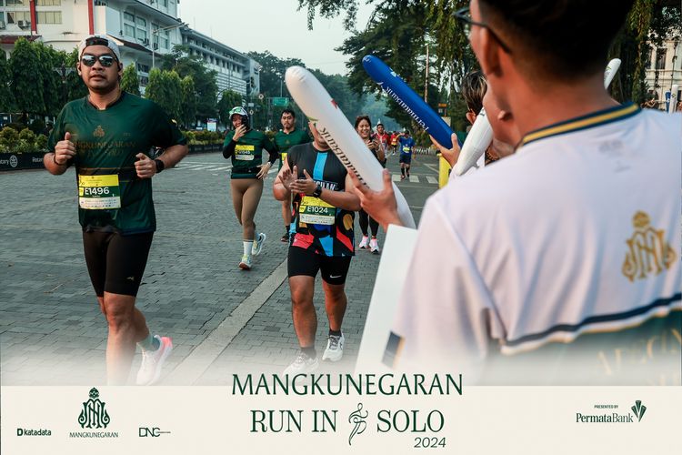 Race photo from Mangkunegaran Run 2024