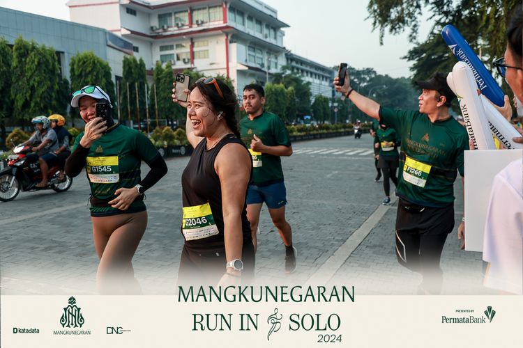 Race photo from Mangkunegaran Run 2024