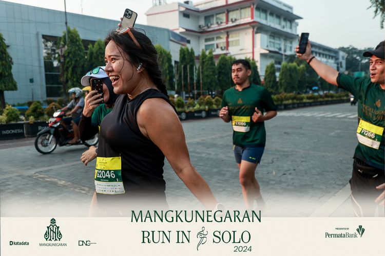 Race photo from Mangkunegaran Run 2024