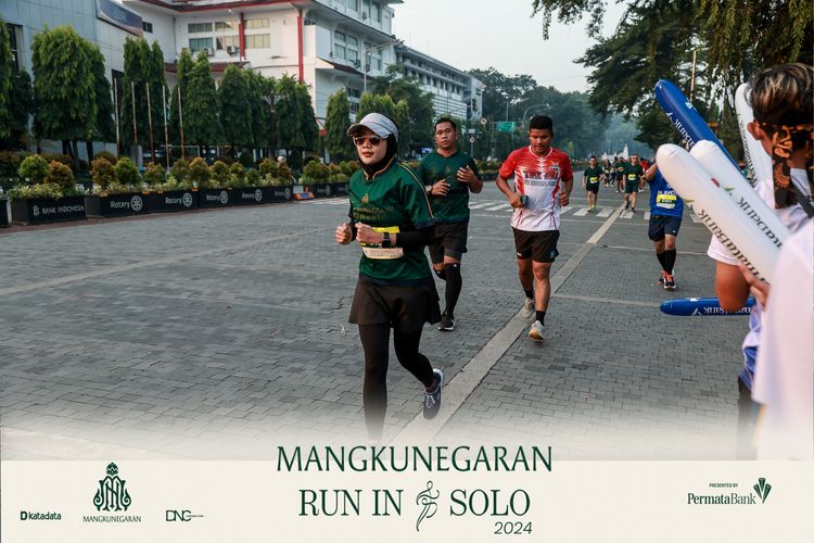 Race photo from Mangkunegaran Run 2024