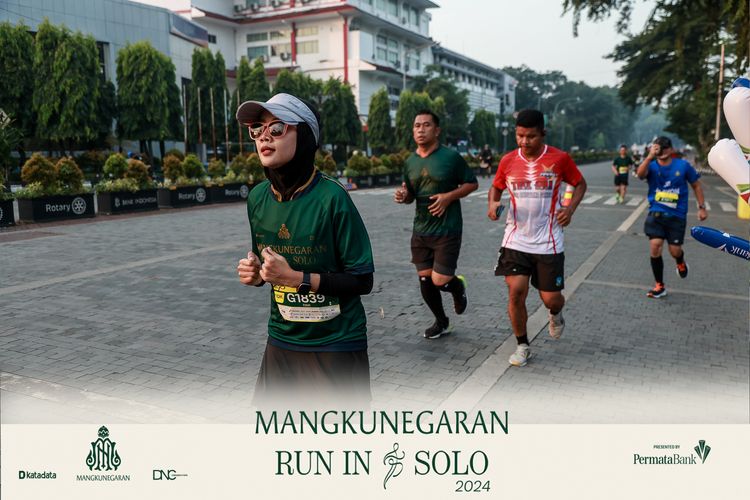 Race photo from Mangkunegaran Run 2024