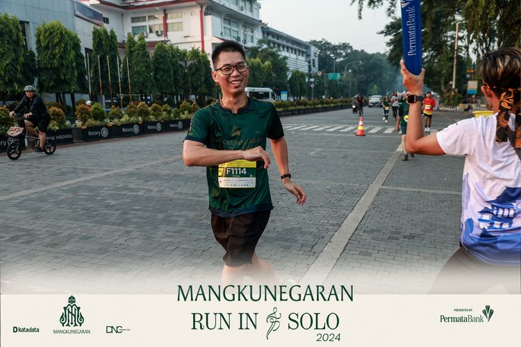 Race photo from Mangkunegaran Run 2024