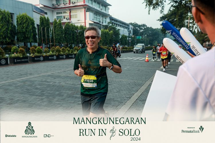 Race photo from Mangkunegaran Run 2024