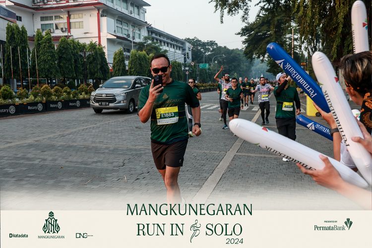 Race photo from Mangkunegaran Run 2024