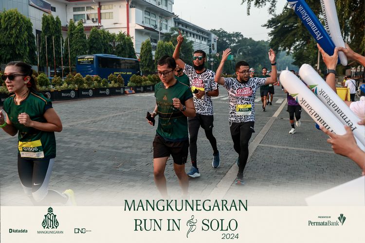 Race photo from Mangkunegaran Run 2024