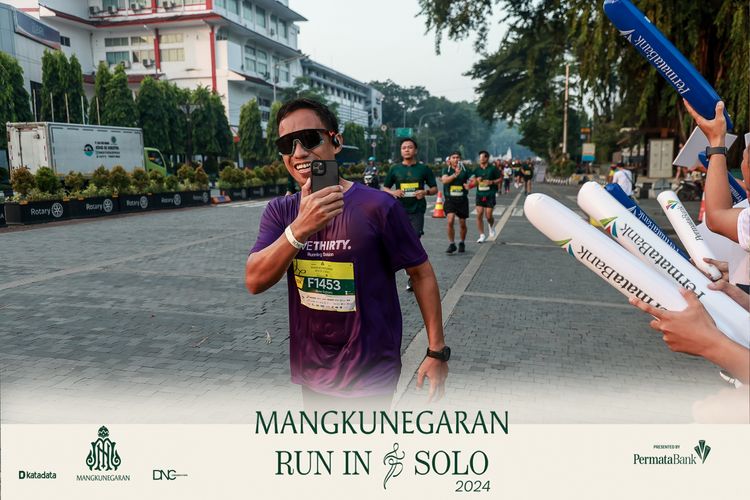 Race photo from Mangkunegaran Run 2024