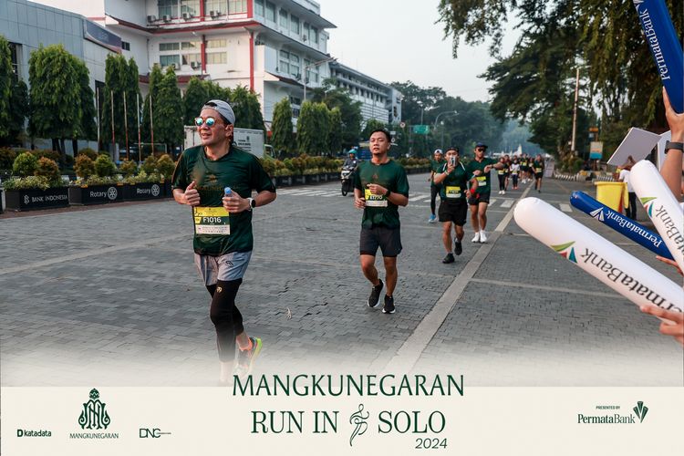 Race photo from Mangkunegaran Run 2024