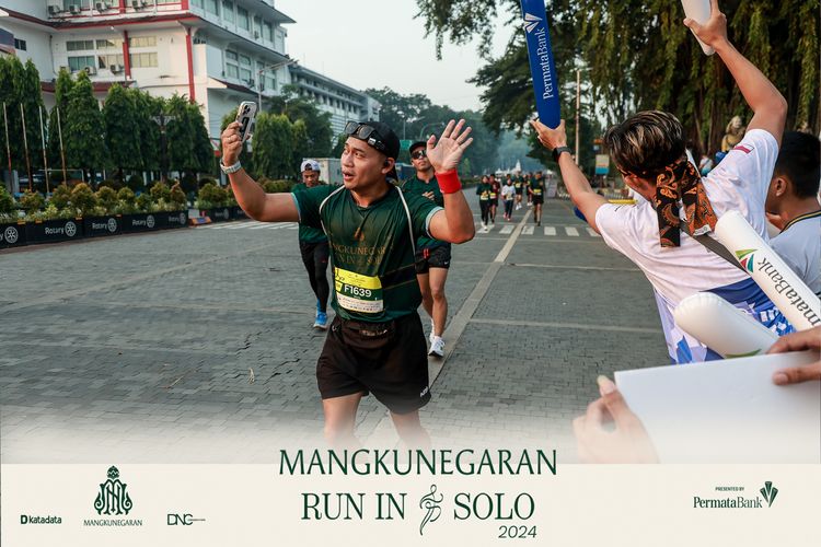 Race photo from Mangkunegaran Run 2024