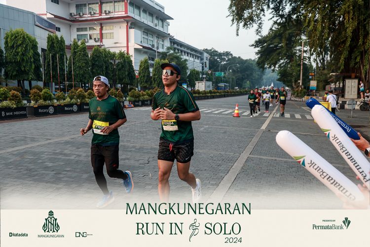 Race photo from Mangkunegaran Run 2024